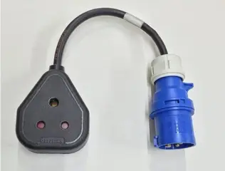 16A to 15A Adaptor lead