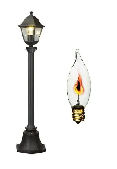 Flicker Flame Lantern – Tall on base