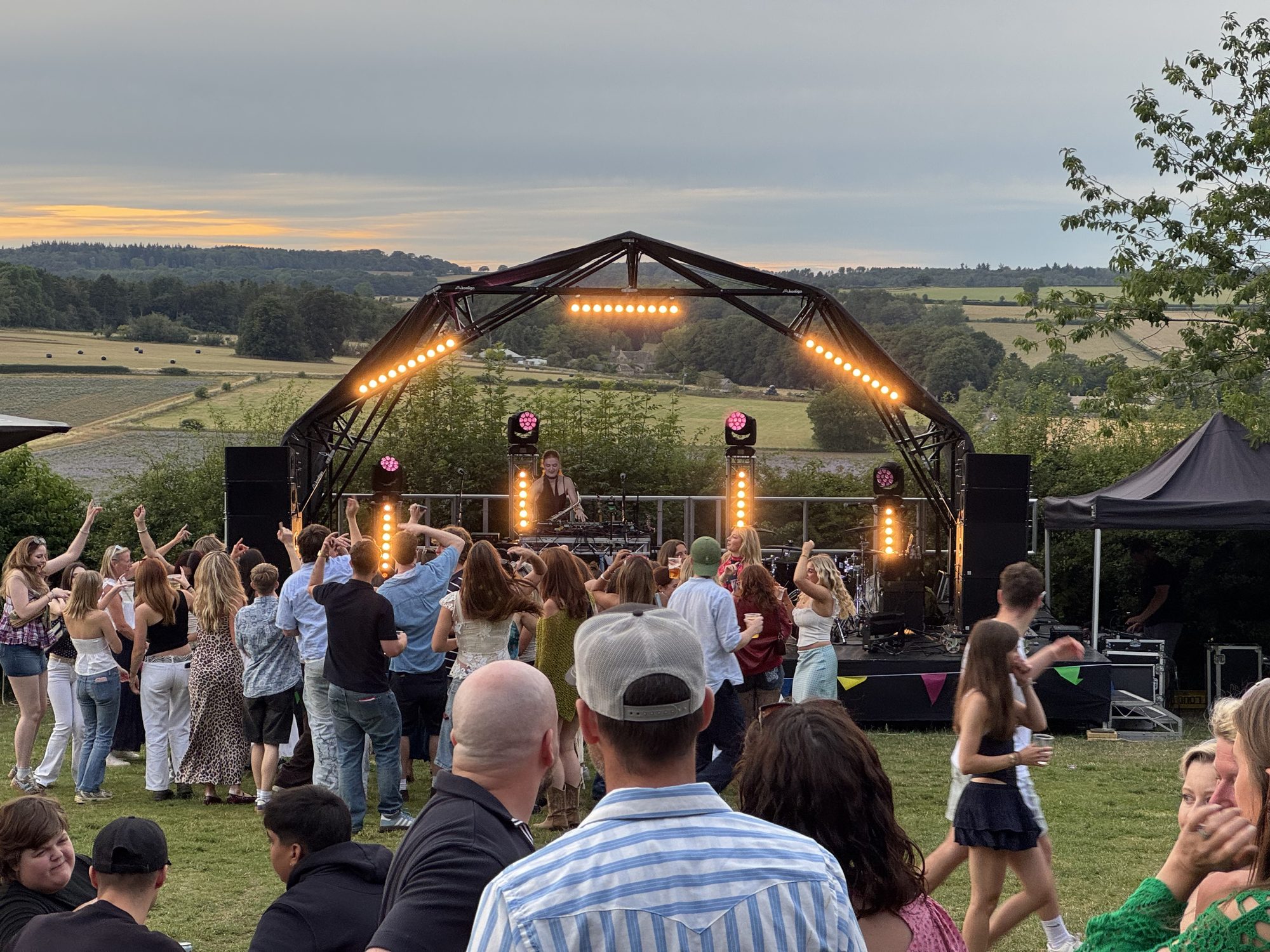 Loud Hire stage and event equipment in use
