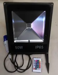 LED RGB Outdoor Flood – 50w Black