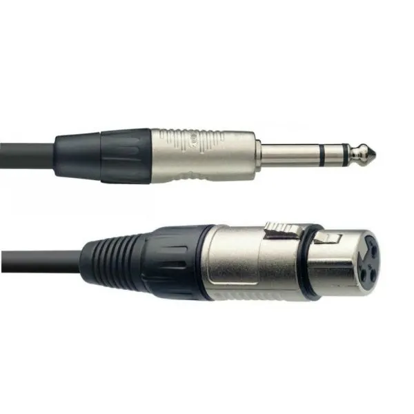 Mic Lead ¼” Mono Jack to XLRF