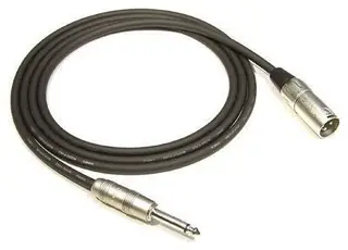 Mic Lead ¼” TRS Jack to XLRM