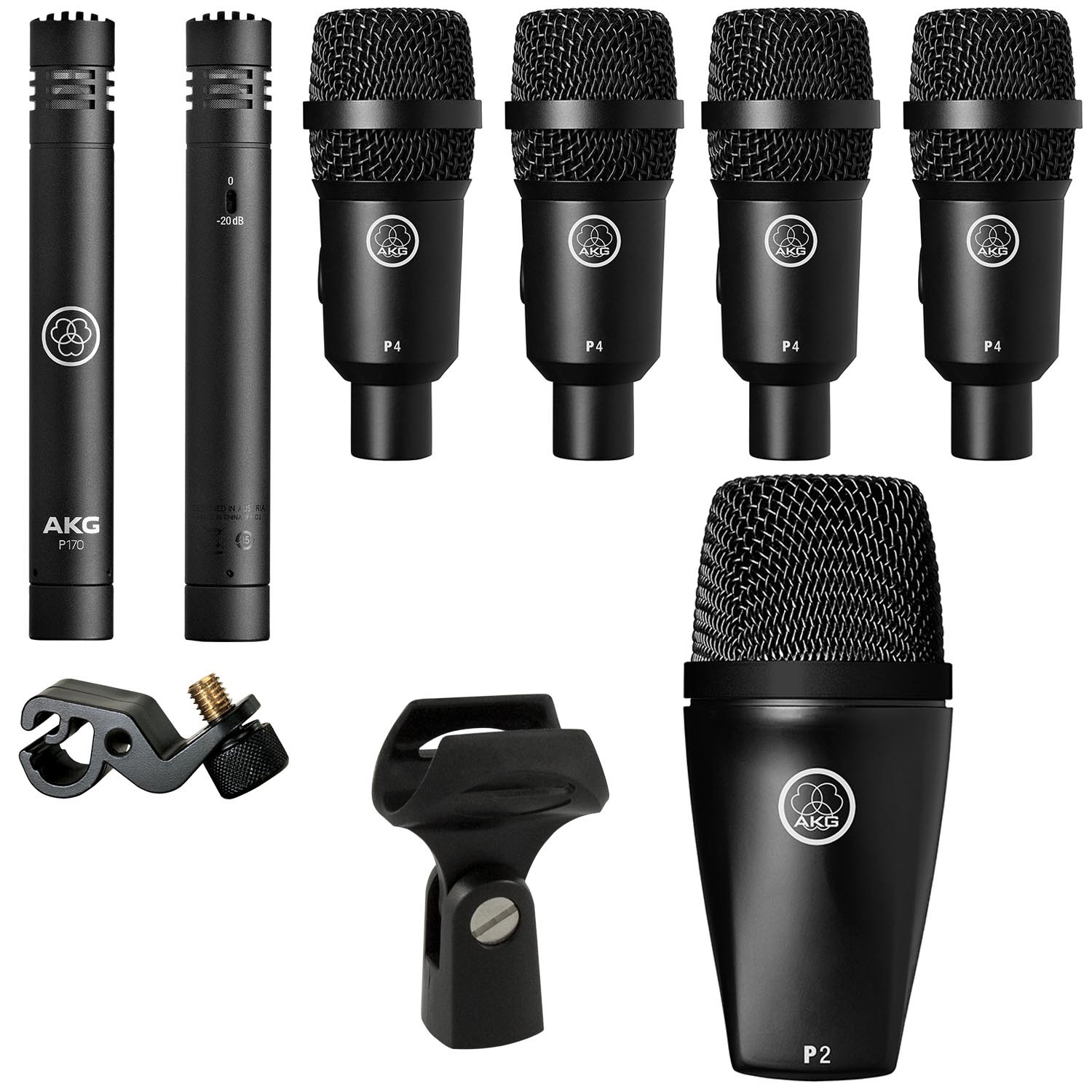 Drum Mic Set - AKG Session 1 - Loud Hire